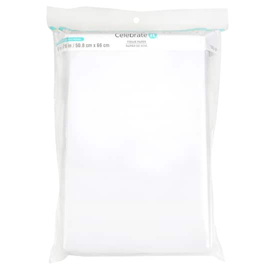 6 Packs: 125 ct. (750 total) White Tissue Paper Value Pack by Celebrate It&#x2122;